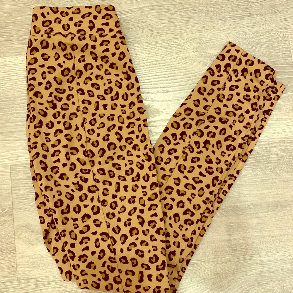 Animal print leggings